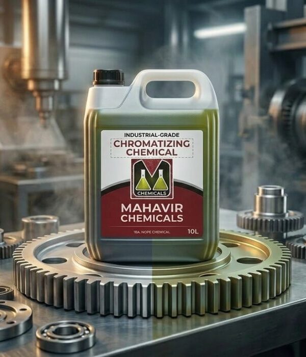 Chromatizing chemical solution used for metal surface treatment and corrosion resistance in industrial process